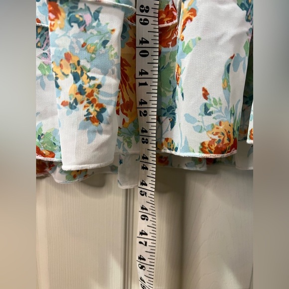 Denim 24/7 Sleeveless Floral Lined Dress Sz 22W - Picture 9 of 10